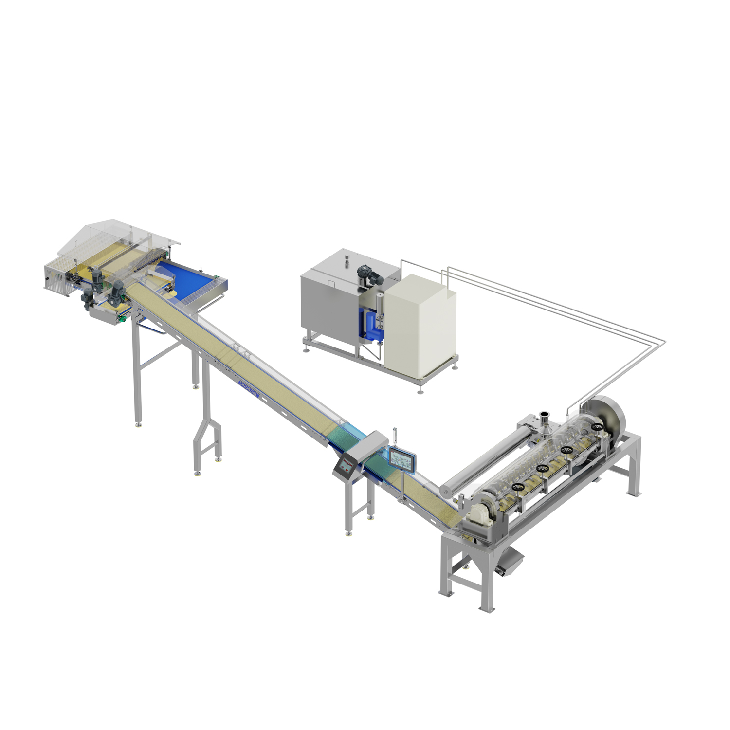Materials Mixing Section