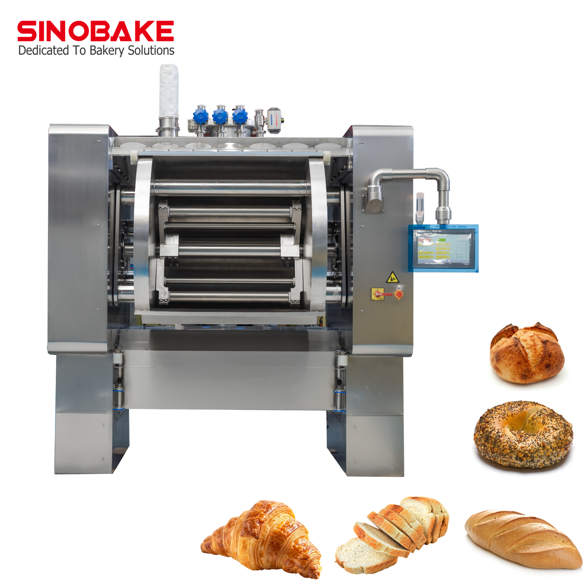 Industrial Horizontal Bread Dough Mixer | Commercial Dough Mixing Equipment